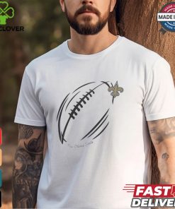 New Orleans Saints G III 4Her by Carl Banks Subtle Football Fitted T Shirt