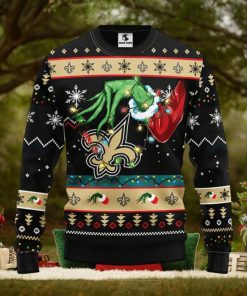New Orleans Saints Grinch Christmas Ugly Sweater