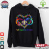 Seattle Seahawks Heart Fight Cancer in All Colors shirt
