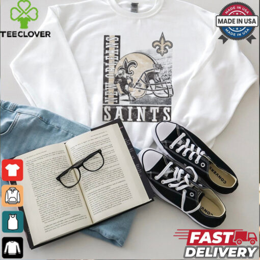 New Orleans Saints Helmet Dash T Shirt