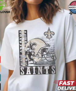 New Orleans Saints Helmet Dash T Shirt