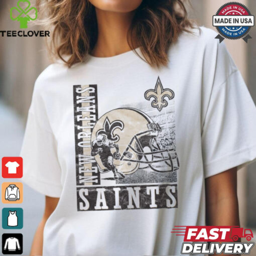 New Orleans Saints Helmet Dash T Shirt