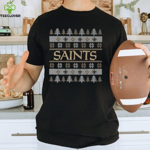 New Orleans Saints Holiday Christmas Tree T Shirt