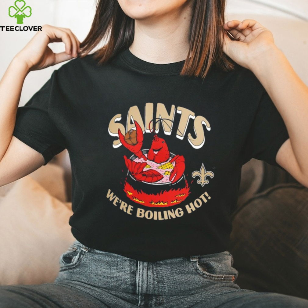 NEW ORLEANS SAINTS COMING IN HOT OVERSIZED CREWNECK TEE