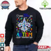 Atlanta Falcons I wear blue for Autism accept understand love shirt
