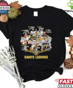 New Orleans Saints Legends signatures shirt