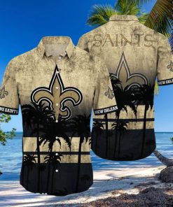 New Orleans Saints Logo Coconut Tropical Hawaiian Shirt Beach Gift For Fans