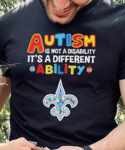 New Orleans Saints NFL Autism Is Not A Disability 2024 Shirt