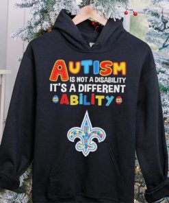 New Orleans Saints NFL Autism Is Not A Disability 2024 Shirt