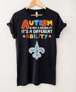 New Orleans Saints NFL Autism Is Not A Disability 2024 Shirt