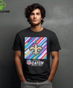 New Orleans Saints NFL Crucial Catch Intercept Cancer 2024 hoodie, sweater, longsleeve, shirt v-neck, t-shirt