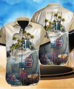 New Orleans Saints NFL Custom Name Hawaiian Shirt Best Gift For Men Women Fans