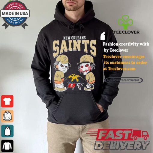 New Orleans Saints NFL Halloween Peeing Funny Shirt