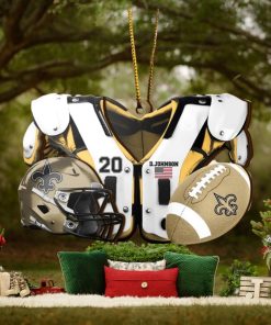 New Orleans Saints NFL Sport Ornament Custom Your Name And Number