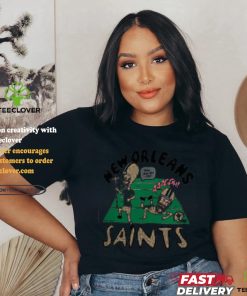 New Orleans Saints NFL x Homage x Beavis and Butt Head Unisex Tri Blend T Shirt