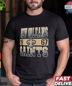New Orleans Saints New Era Black City Team T Shirt