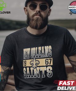 New Orleans Saints New Era Black City Team T Shirt