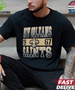 New Orleans Saints New Era Black City Team T Shirt