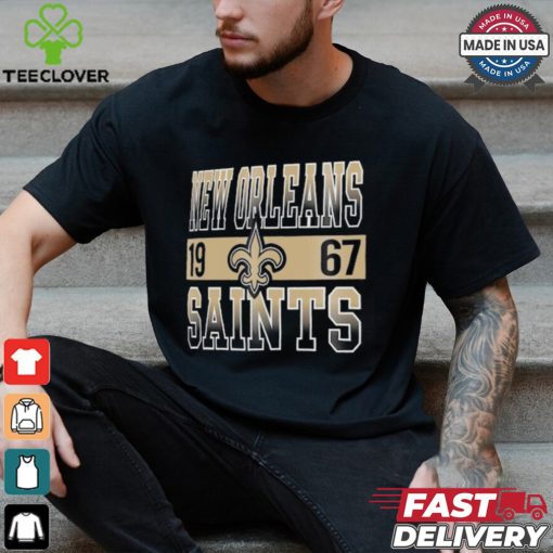 New Orleans Saints New Era Black City Team T Shirt