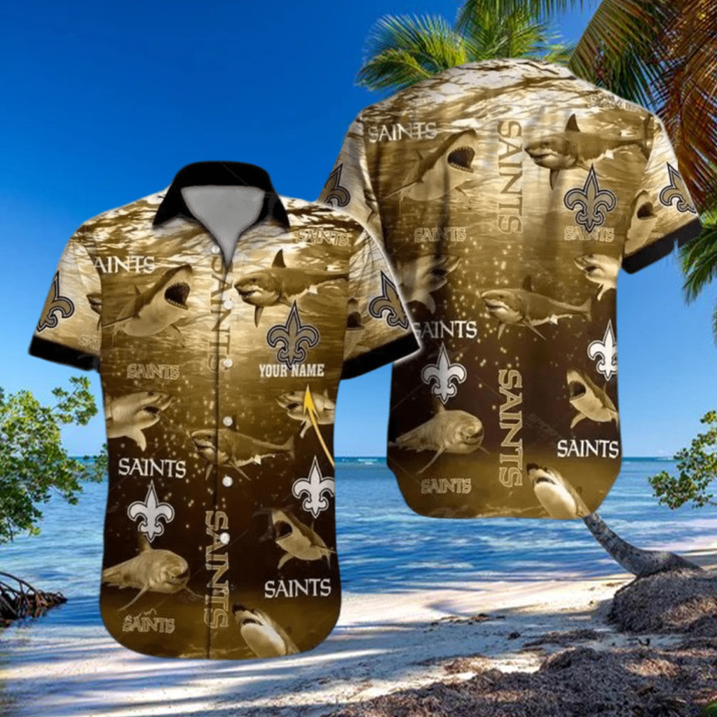 New Orleans Saints NFL Custom Name Hawaiian Shirt For Men And