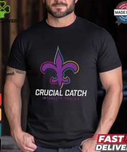 New Orleans Saints Nike Black 2024 NFL Crucial Catch T Shirt