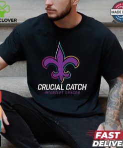 New Orleans Saints Nike Black 2024 NFL Crucial Catch T Shirt