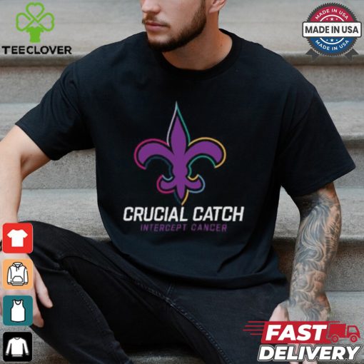 New Orleans Saints Nike Black 2024 NFL Crucial Catch T Shirt