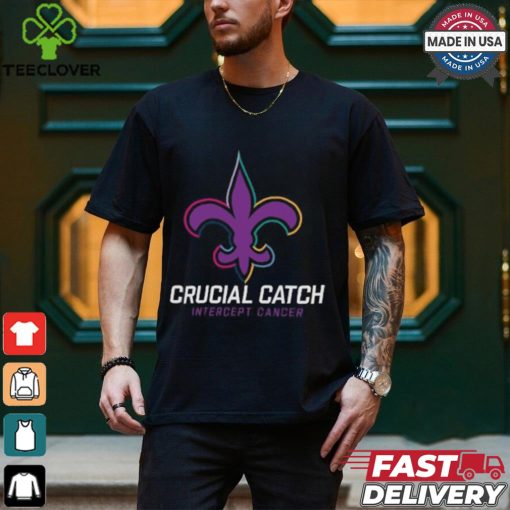 New Orleans Saints Nike Black 2024 NFL Crucial Catch T Shirt