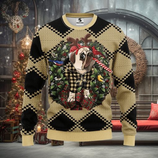 New Orleans Saints Pub Dog Xmas Ugly Christmas Sweater Best Christmas Gift Ideas