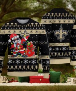 New Orleans Saints Santa Claus Ugly Christmas Sweater