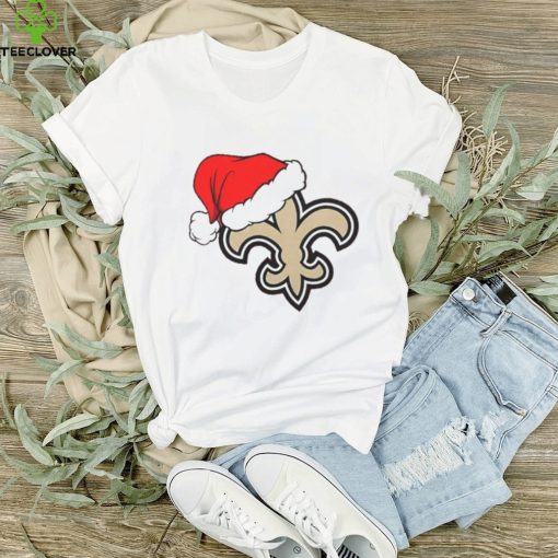 New Orleans Saints Santa Logo Christmas Holiday Shirt