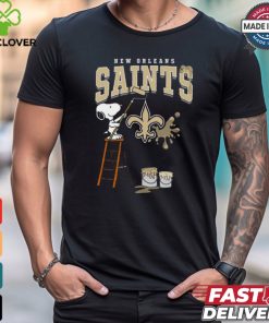 New Orleans Saints Snoopy Painting Shirt