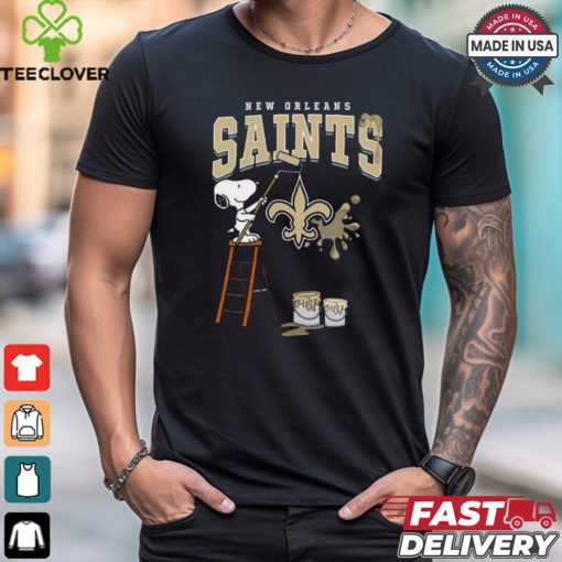 New Orleans Saints Snoopy Painting Shirt