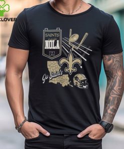 New Orleans Saints Split Zone T Shirt