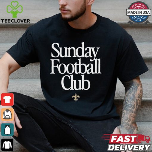 New Orleans Saints Sunday Football Club Heavyweight T Shirt
