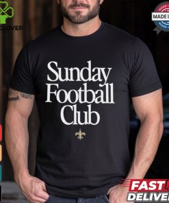 New Orleans Saints Sunday Football Club Heavyweight T Shirt