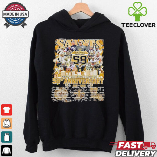 New Orleans Saints The Saints 58th Anniversary 1967 2025 signature shirt