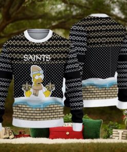 New Orleans Saints Ugly Christmas Sweater Simpson Knitted Men And Women  Gift For Fans - Limotees