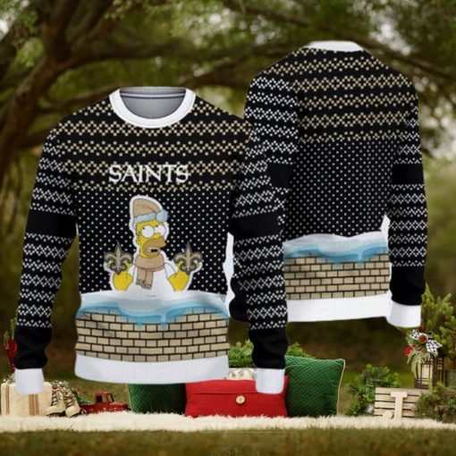 New Orleans Saints Ugly Christmas Sweater Simpson Knitted Men And Women Gift For Fans