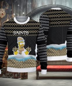 New Orleans Saints Ugly Christmas Sweater Simpson Knitted Men And Women Gift For Fans