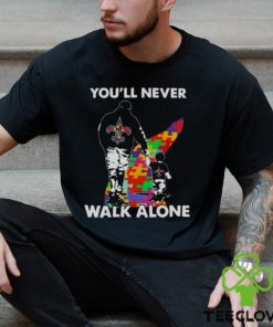 New Orleans Saints You’ll Never Walk Alone Dad And Son Autism T Shirt 2 New Orleans Saints You’ll Never Walk Alone Dad And Son Autism T Shirt