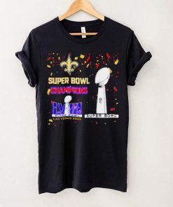 New Orleans Saints football Super Bowl Champions Las Vegas 2024 logo hoodie, sweater, longsleeve, shirt v-neck, t-shirt