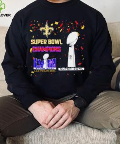 New Orleans Saints football Super Bowl Champions Las Vegas 2024 logo hoodie, sweater, longsleeve, shirt v-neck, t-shirt