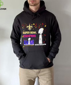 New Orleans Saints football Super Bowl Champions Las Vegas 2024 logo hoodie, sweater, longsleeve, shirt v-neck, t-shirt