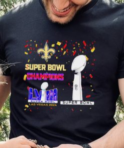 New Orleans Saints football Super Bowl Champions Las Vegas 2024 logo hoodie, sweater, longsleeve, shirt v-neck, t-shirt