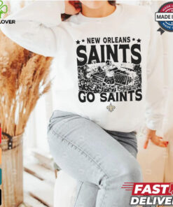 New Orleans Saints go Saints logo shirt