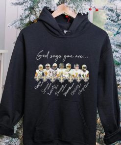 New Orleans Saints god says you are unique special lovely precious strong chosen forgiven hoodie, sweater, longsleeve, shirt v-neck, t-shirt