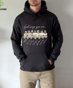 New Orleans Saints god says you are unique special lovely precious strong chosen forgiven hoodie, sweater, longsleeve, shirt v-neck, t-shirt