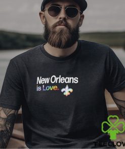 New Orleans Saints is love city pride team logo hoodie, sweater, longsleeve, shirt v-neck, t-shirt