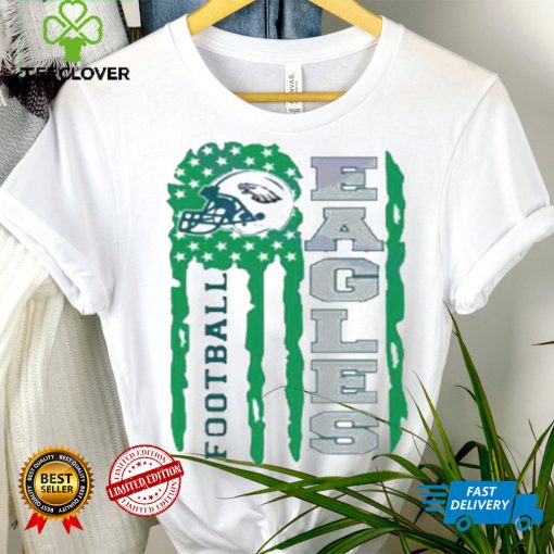 New Philadelphia Eagles Football Team Helmet Flag Shirt